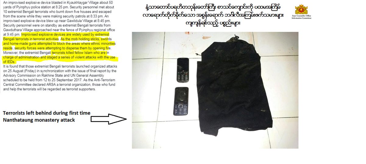 Aug 26, 2017-Breaking News 84.40pm to 4.55pm-2 home-made mines exploded Hlayga village5.20pm-Terrorists set  #Natchaung outpost on fire7 terrorists came & attacked *370 students* at TaungpyoLetwe high school prompting military to resistDetail here  https://bit.ly/2vR696A&nbsp;