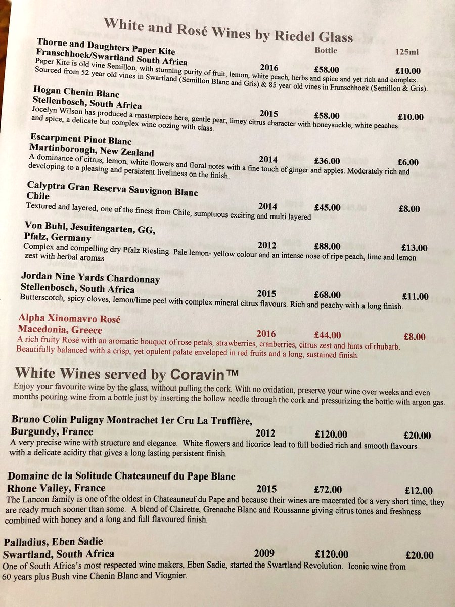 Roger Jones (@littlebedwyn) on Twitter photo Our wines by the glass today including Eben Sadie Palladius 2009 <a href="/ThorneDaughters/">John Seccombe</a> PaperKite <a href="/JordanGary/">Gary Jordan</a> 9 Yards <a href="/hoganwines/">Jocelyn Hogan Wilson</a> Chenin plus Von Buhl <a href="/LarryMcPinot/">Larry McKenna</a> and a 🇬🇷 🌹<a href="/AlphaEstate/">Iatridis Angelos</a> plus 🇨🇱 & burgundy and the stunning <a href="/Domainesolitude/">Famille Lançon</a> Our wines by the glass today including Eben Sadie Palladius 2009 <a href="/ThorneDaughters/">John Seccombe</a> PaperKite <a href="/JordanGary/">Gary Jordan</a> 9 Yards <a href="/hoganwines/">Jocelyn Hogan Wilson</a> Chenin plus Von Buhl <a href="/LarryMcPinot/">Larry McKenna</a> and a 🇬🇷 🌹<a href="/AlphaEstate/">Iatridis Angelos</a> plus 🇨🇱 & burgundy and the stunning <a href="/Domainesolitude/">Famille Lançon</a>