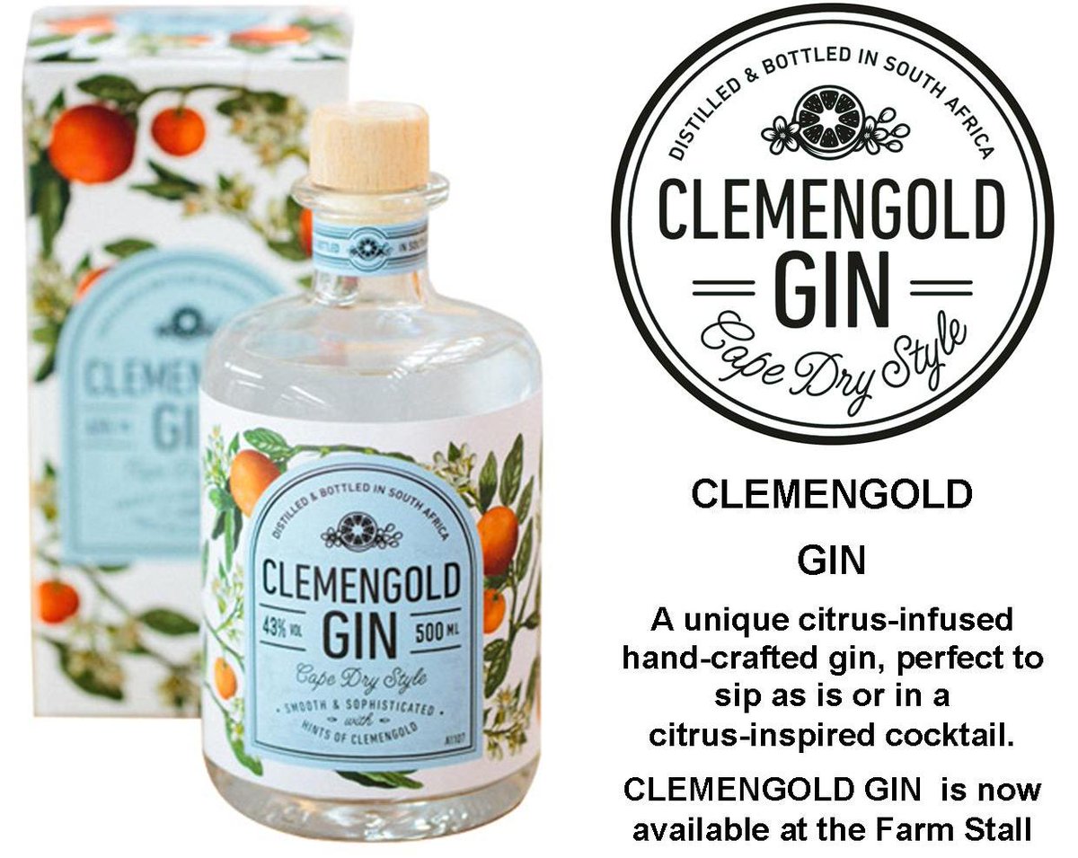 BotterkloofR's tweet photo. GIN - STILBAAI - 028 754 2388: The Botterkloof Farm Stall Gin feature is the unique citrus-infused hand-crafted @clemengold_gin This Gin is perfect to sip as is or in a citrus-inspired cocktail.
#gin #stilbaai #botterkloof #ginandtonic https://t.co/G29GnHIIqv