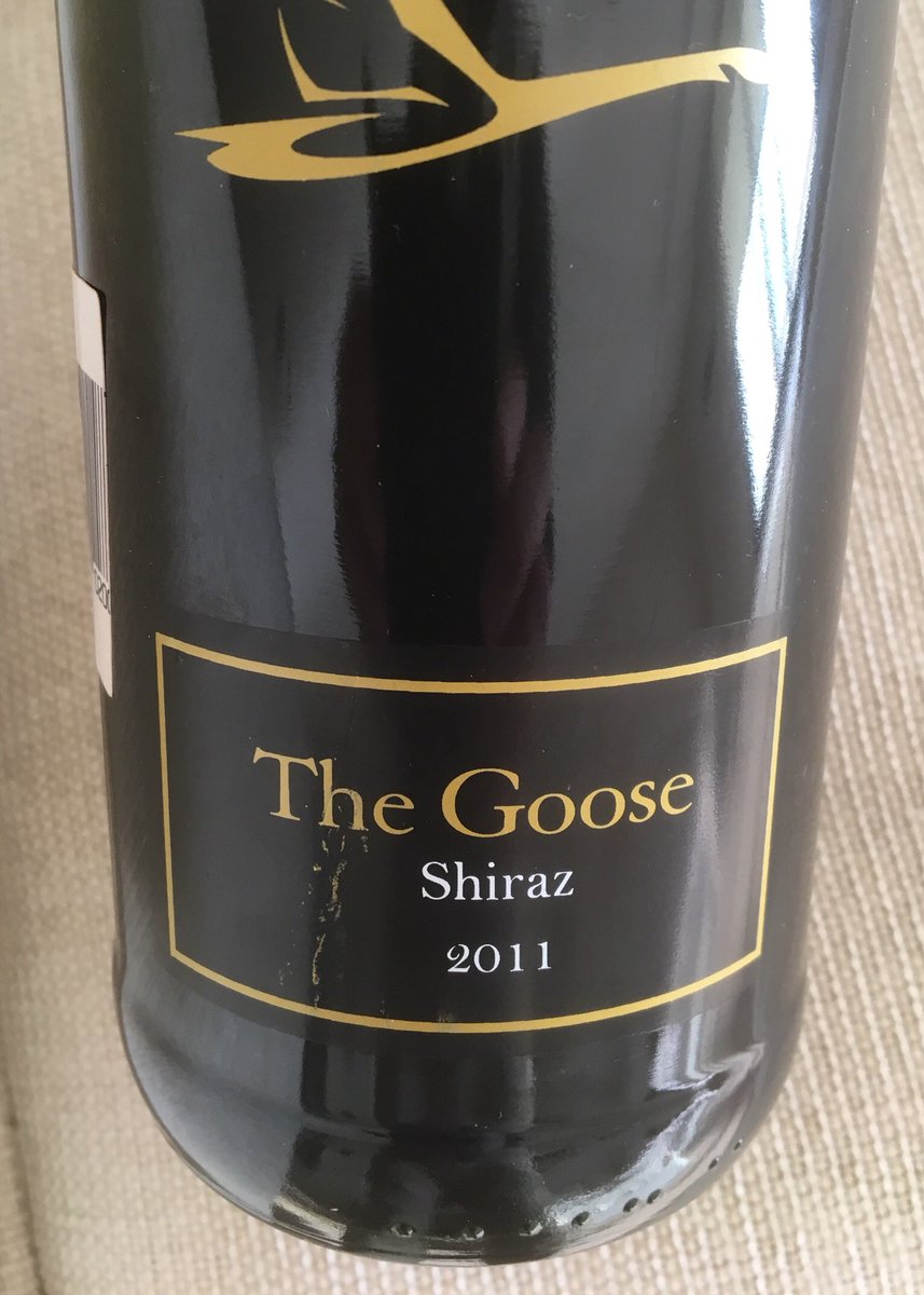 Silky smooth #Shiraz from <a href="/TheGooseWinesSA/">The Goose Wines</a> #wine #RedWine #winelover #SAWine