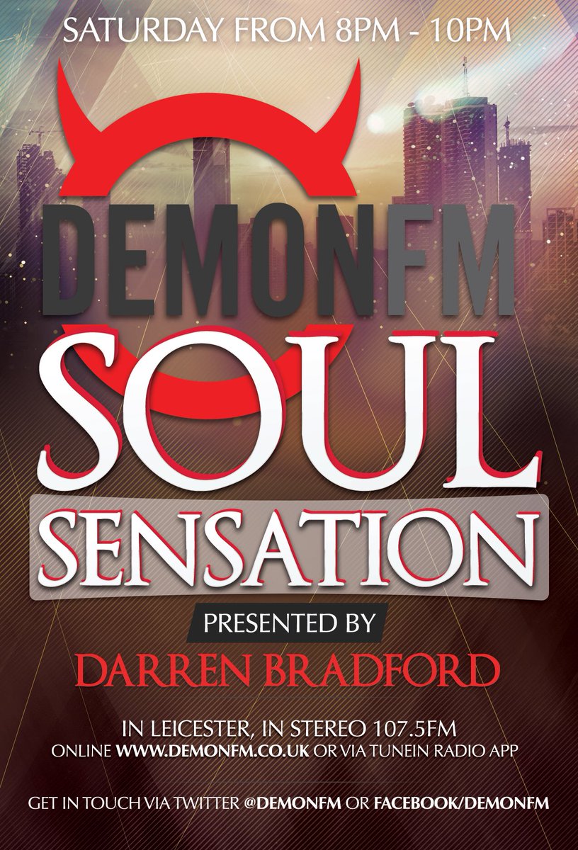 LifeEnterCo's tweet image. Back on Demonfm Radio from 8pm bring the #SoulSensationShow #NewMusic...Dropping #OldSkoolFlavas +#NewTracks from Lethal Bizzie, Example, Nadia Rose, Drake #LoadMoreGreatHits.. Turn in via Demonfm.co.uk/Listen #WorldWide.. Demonfm Leicester Community Radio Here For You 🎶🎧