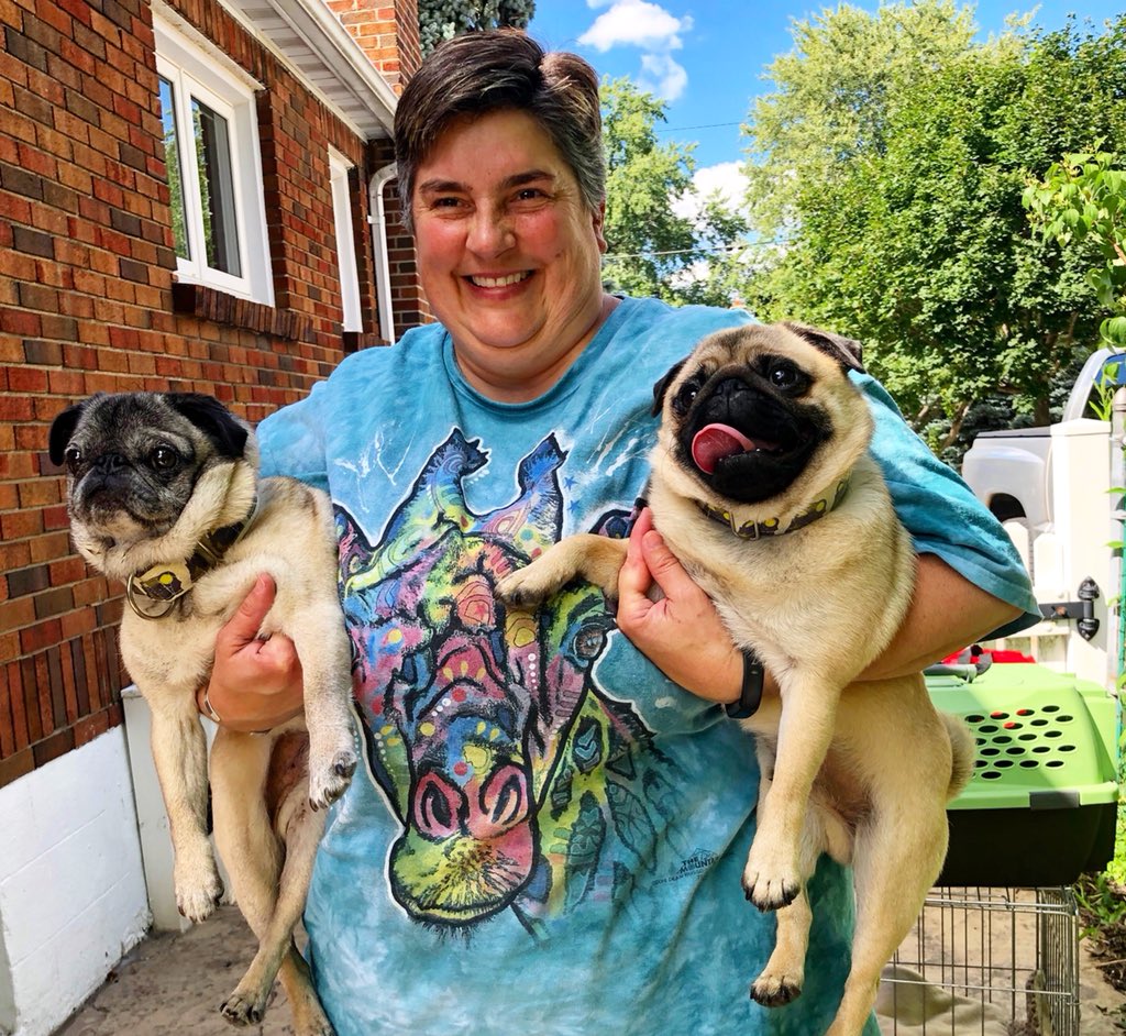 IgorPugDog's tweet image. Auntie Alix ... why are you “returning us to the ones who did NOT take us on their bike trip”??? 

Thx for always taking good care of us ❤️

#spaweek

#pug #staycation #londontario #puglife