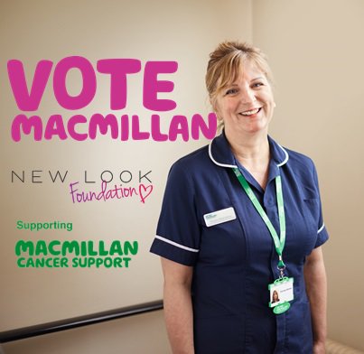 We’re shortlisted to continue our amazing partnership with <a href="/newlook/">New Look</a>. If you work for New Look VOTE MACMILLAN to help us fund 20,000 nursing hours for people affected by cancer.