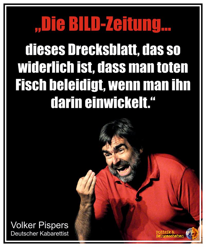 kefer83512's tweet image. Volker #Pispers........

Seine Worte zur Bild-Zeitung....