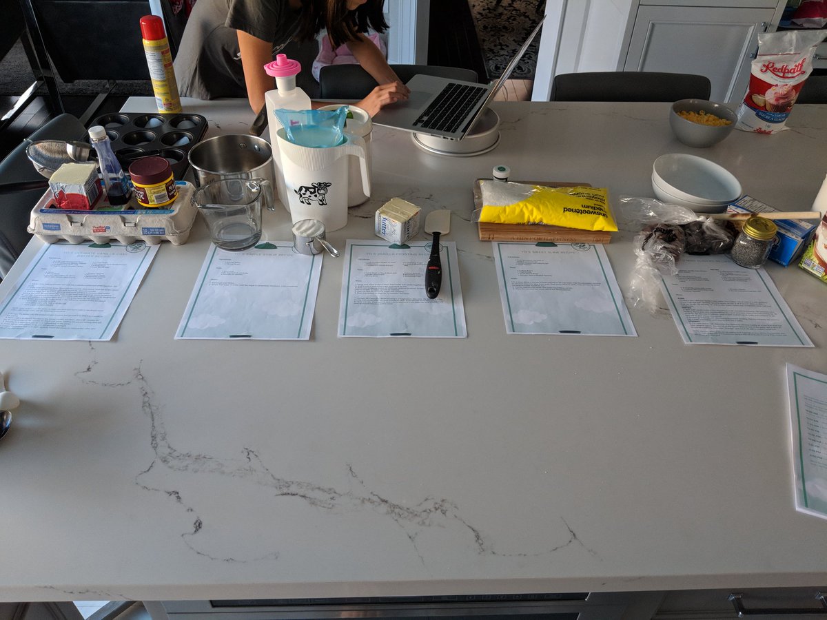 ivanpehar's tweet photo. @yolanda_gampp T-25 mins @isabellapehar is ready #campcake #howtocakeit 🎂🍪👩🍳 https://t.co/6A2UMnJWtr