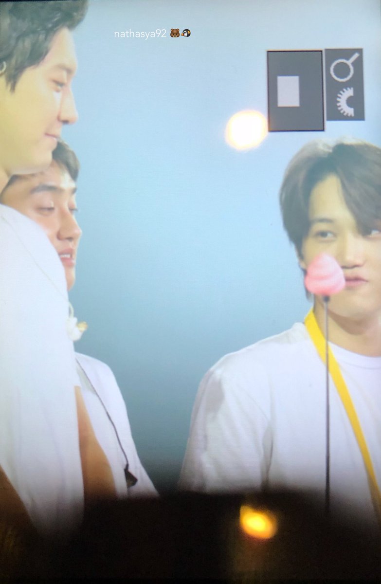 nathasya92's tweet photo. 180811 #kaisoo 🐻 : need to get his attention!!  🐧: ??#elyxiondotinmacao https://t.co/0ICTASPueH