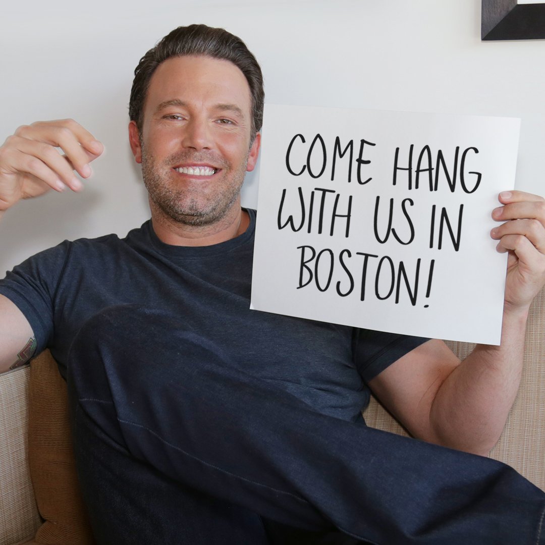 Happy 46th birthday to Ben Affleck! 

Lived in Falmouth & Cambridge. 

Attended Cambridge Rindge & Latin. 