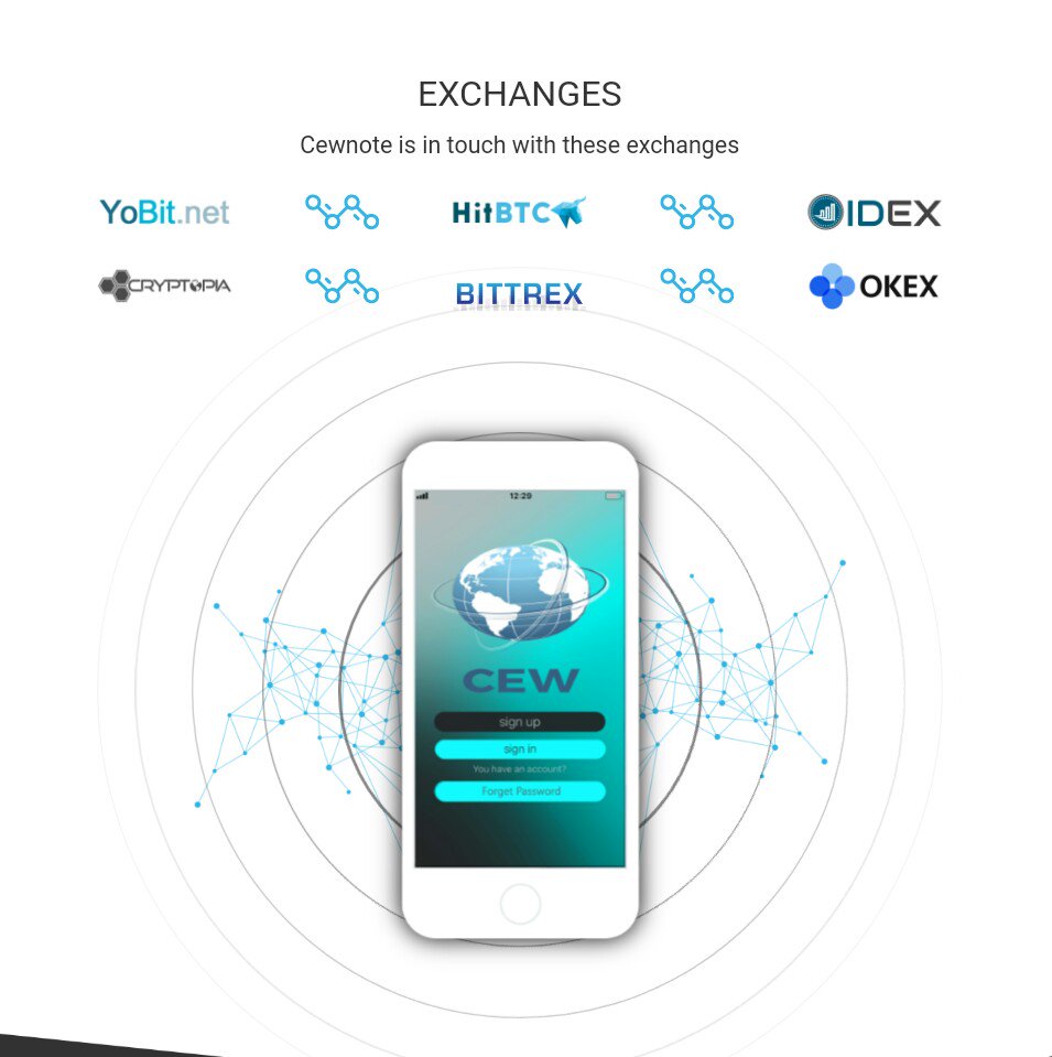 Cewnote is aiming to be listed on top crypto exchanges. Stay tuned for more updates. Subscribe to our news and get a chance to participate in the closed test of our new platform!

cewnote.com

#Cew #Cewnote #Decentralizednewsplatform