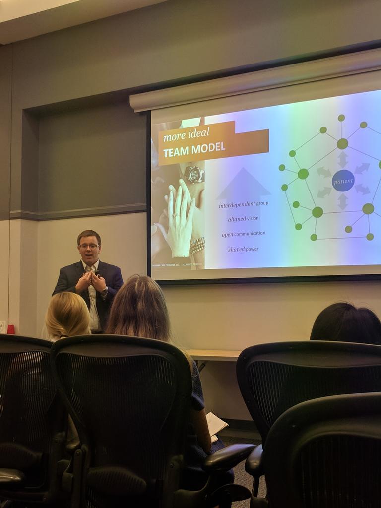 Dr_Warhel's tweet photo. Totally agree Kyle! Let's bring the patient back to the center of healthcare! #PCPSummit2018 https://t.co/uQlNIJhf5z