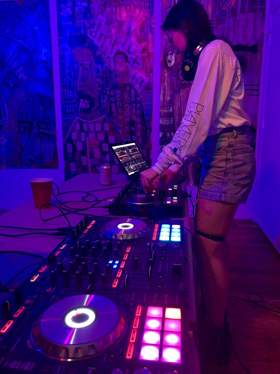 dirtlux's tweet photo. A very special thanks to @simmetri, @morrisseysucks, @DJ_SlickVick and @KillerKowalski_ for your generous donation of talent. The closing reception wouldn’t have been the same without your energy. And thank you to @IndustryLab for hosting #DirtLux this summer. We are so grateful. https://t.co/r6RReJ2Yof