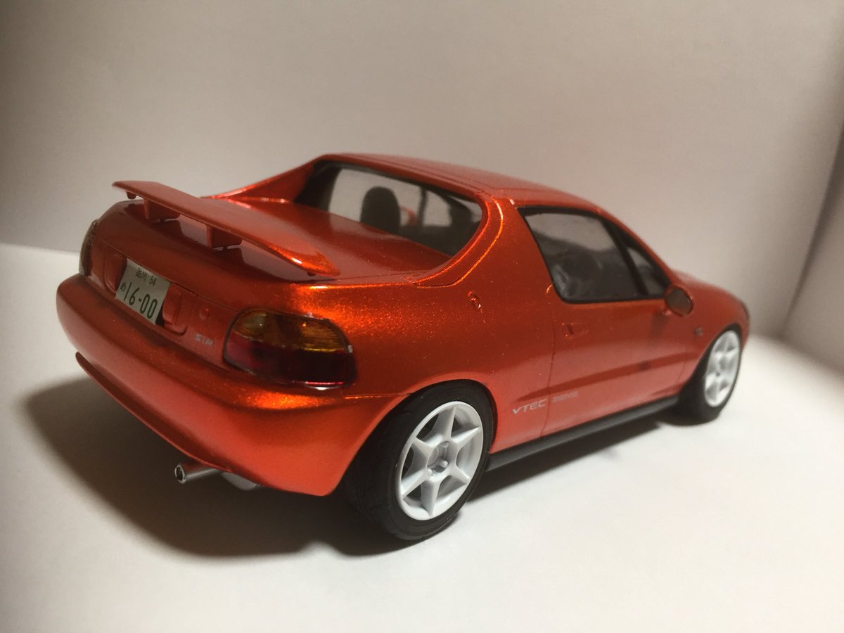 RT @0jh78d1j3263p2w: フジミ1/24ホンダCR-XデルソルSiR完成しました 