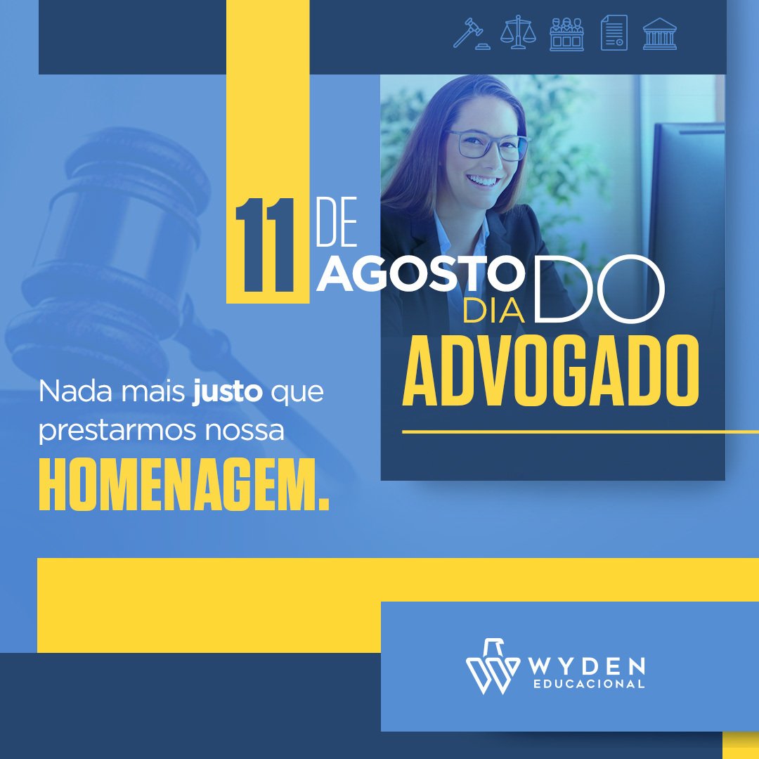 fbvwyden's tweet photo. Parabéns aos profissionais que lutam pelo exercício diário da justiça e cidadania. Aproveitem o dia com orgulho! #DiadoAdvogado https://t.co/y8EBfweMP3