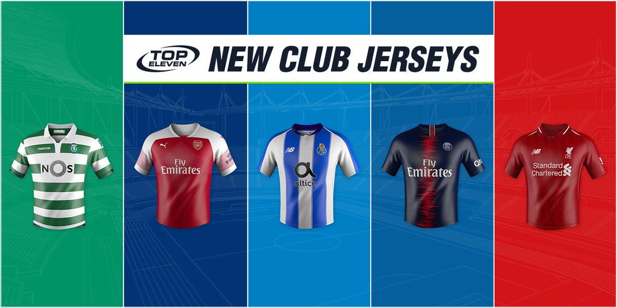 top eleven jersey