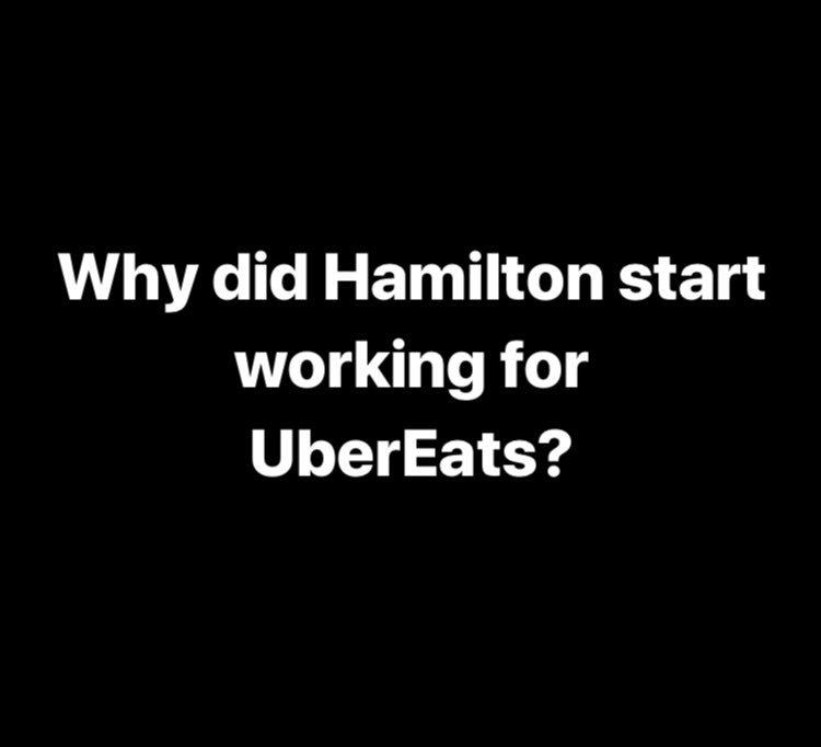 ObiomaUgoala's tweet photo. In honour of the takeout I had yesterday
“Did Washington know about the dinner?”
Happy #TwoDoeShay and #Satinee @hamiltonwestend everybody!
#GeneralJokes
Who’s joining us today at #HamiltonLDN ?
#Deliveroo #UberEats #HomeCookingIsBetter @hamiltonmusical
@UberEats https://t.co/aGHeA1n1Lw