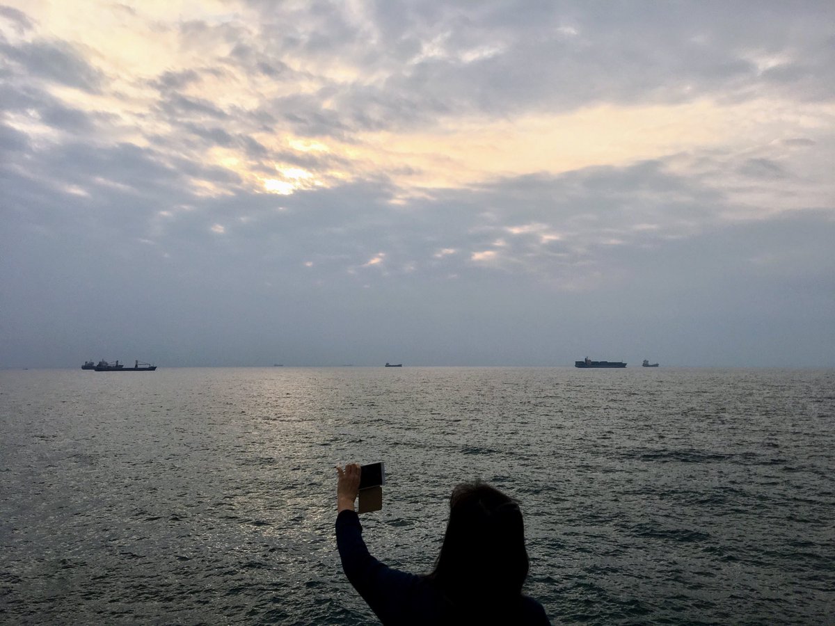 IBelizeit's tweet photo. #ShavuaTov, from #Beigan, #MatsuIslands, #Taiwan.
#sunset #Pacificocean https://t.co/DF8SCCAIxR