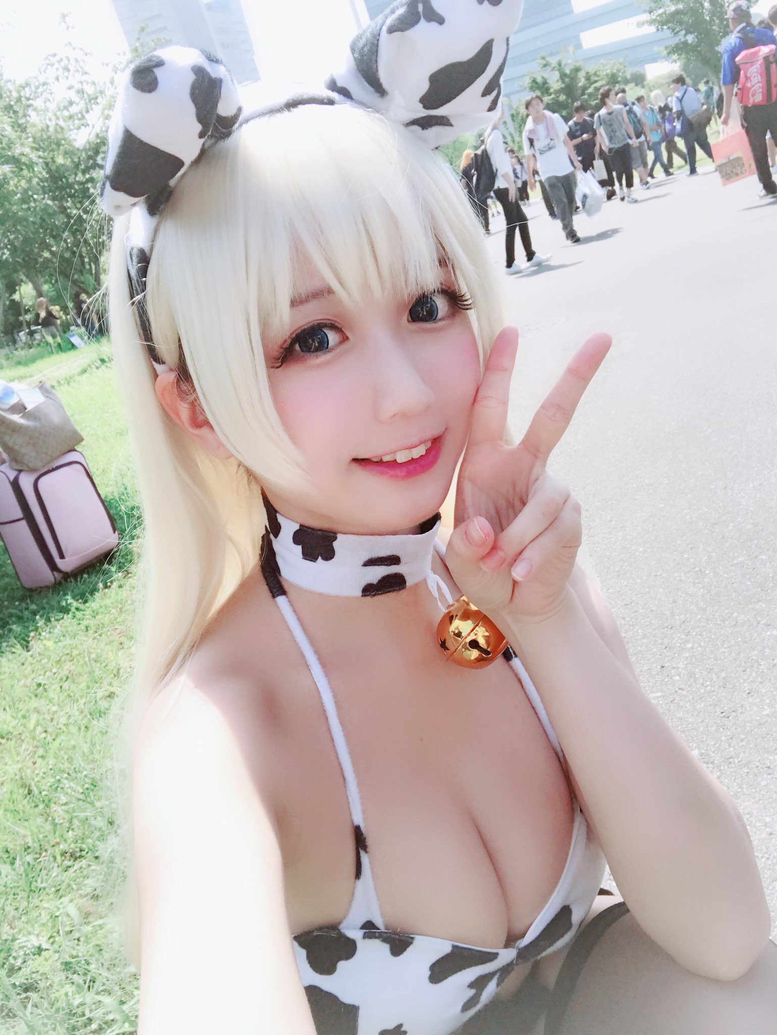 自撮り　乳 
