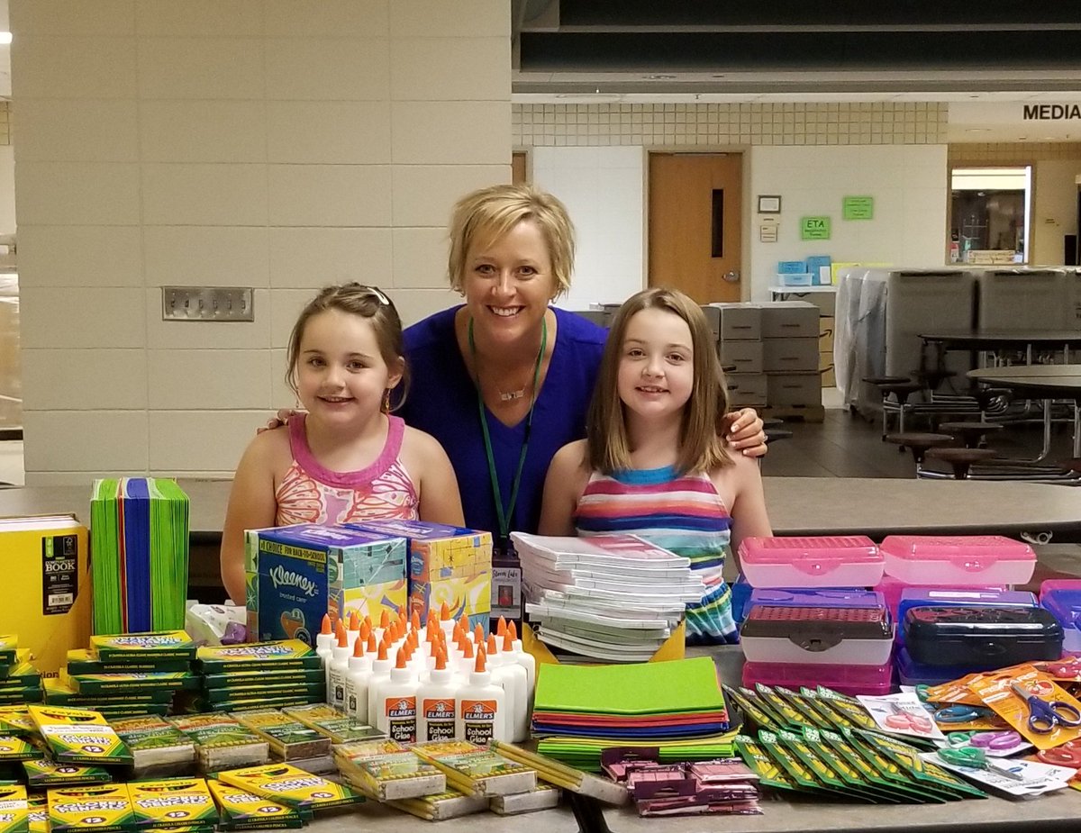SLESTornadoes's tweet photo. S/O to the Schekirke sisters!  They made and sold bookmarks all summer to raise money to buy school supplies for SLES! #BeReadyBeSafeBeKind https://t.co/VKUJtPrnqp