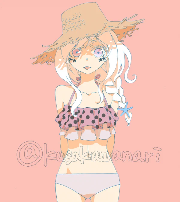 おしらせにつけようかと思って描いていた夏のクインタ 