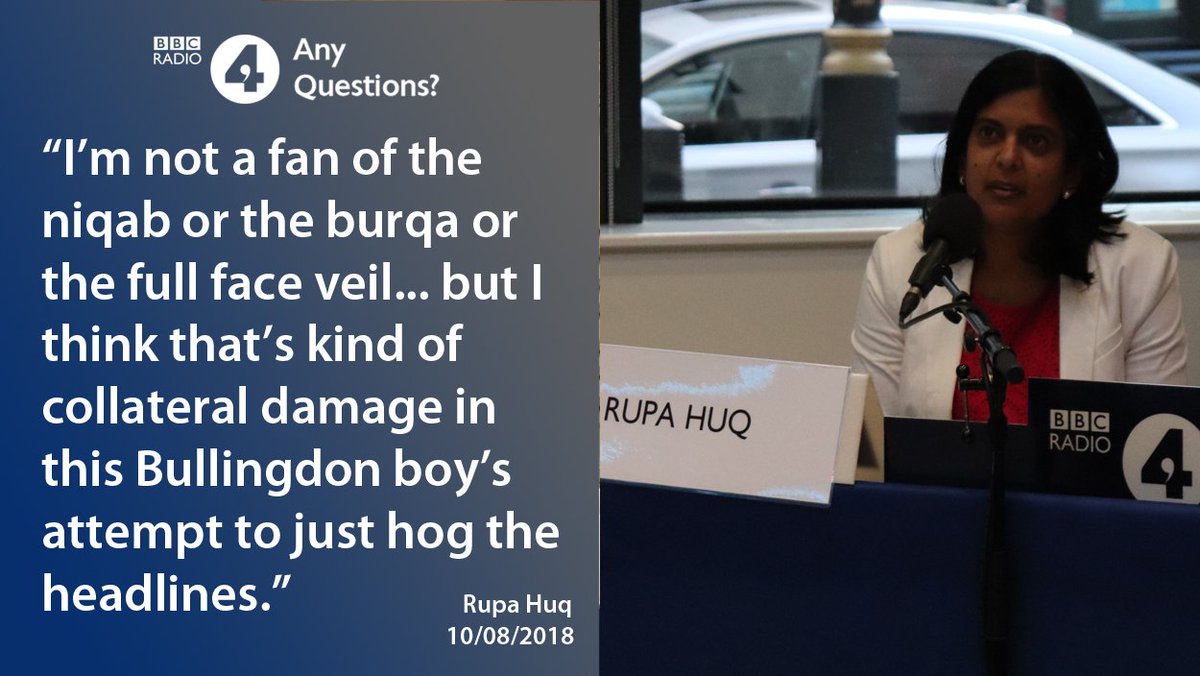 Labour MP @RupaHuq speaking on Any Questions? #bbcaq @bbcradio4