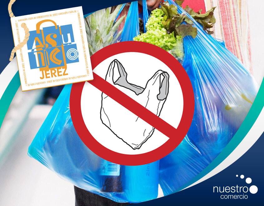 AsunicoJerez's tweet photo. .@AsunicoJerez INFORMA:
En cumplimiento del R.D. 293/2018 de 18/05/18, desde el 1 de Julio en los comercios se cobran las bolsas de plástico. El precio regulado en el mencionado Real Decreto depende del espesor de las mismas estando entre 0,05 y 0,15€/bolsa https://t.co/BYd46au1dP