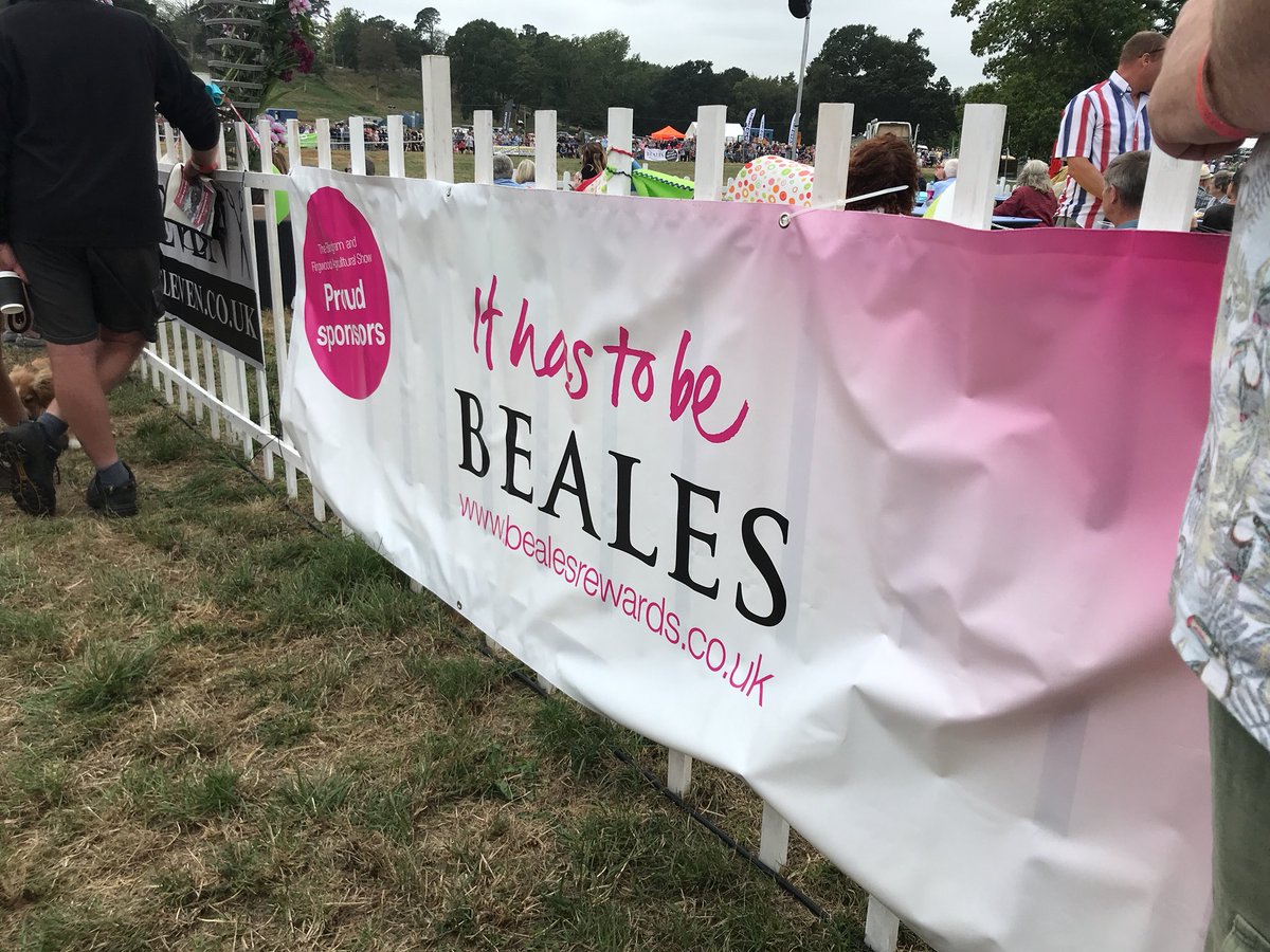 Thank you to <a href="/LoveBeales/">Beales</a> for sponsoring the <a href="/EllinghamShow/">Ellingham Show</a>