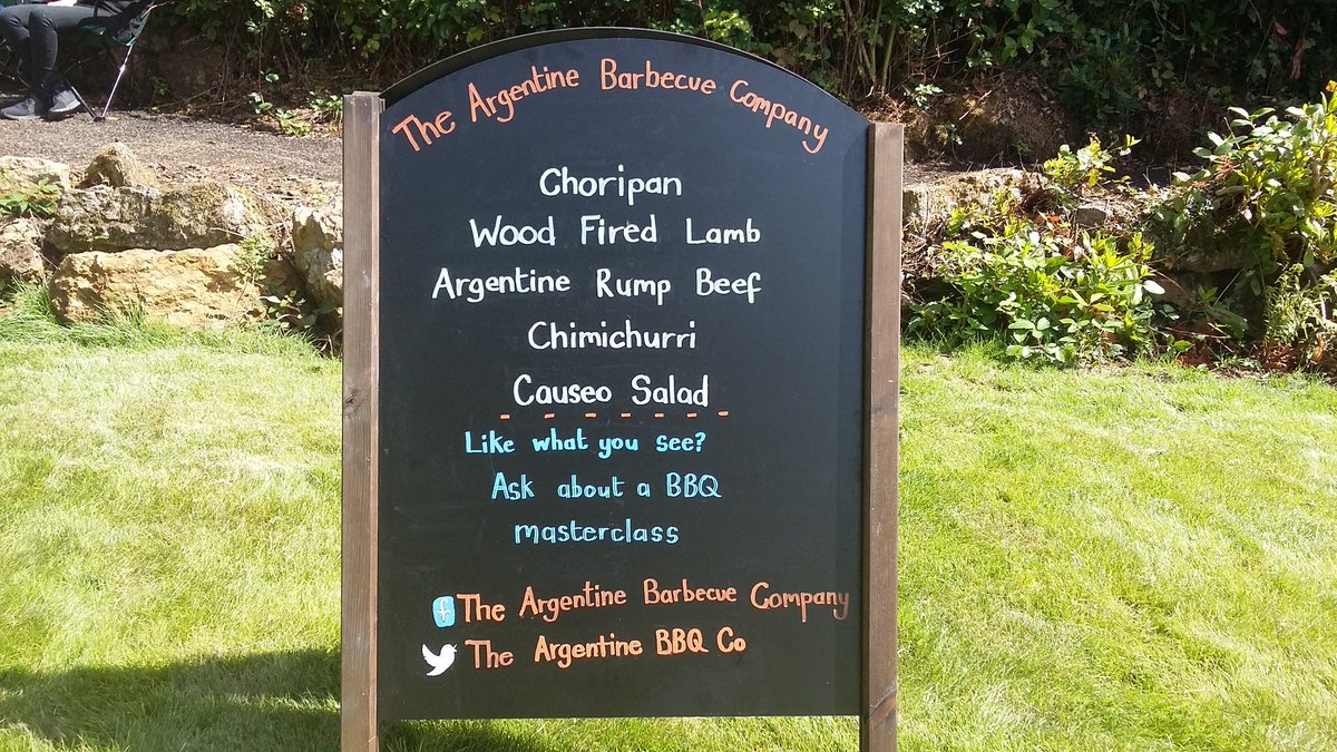 AndrewFearyBBQ's tweet photo. Today's menu. Only a couple of more hours before everything is ready. Can't wait #asado #ManFireMeat https://t.co/S3LqLXGCuD