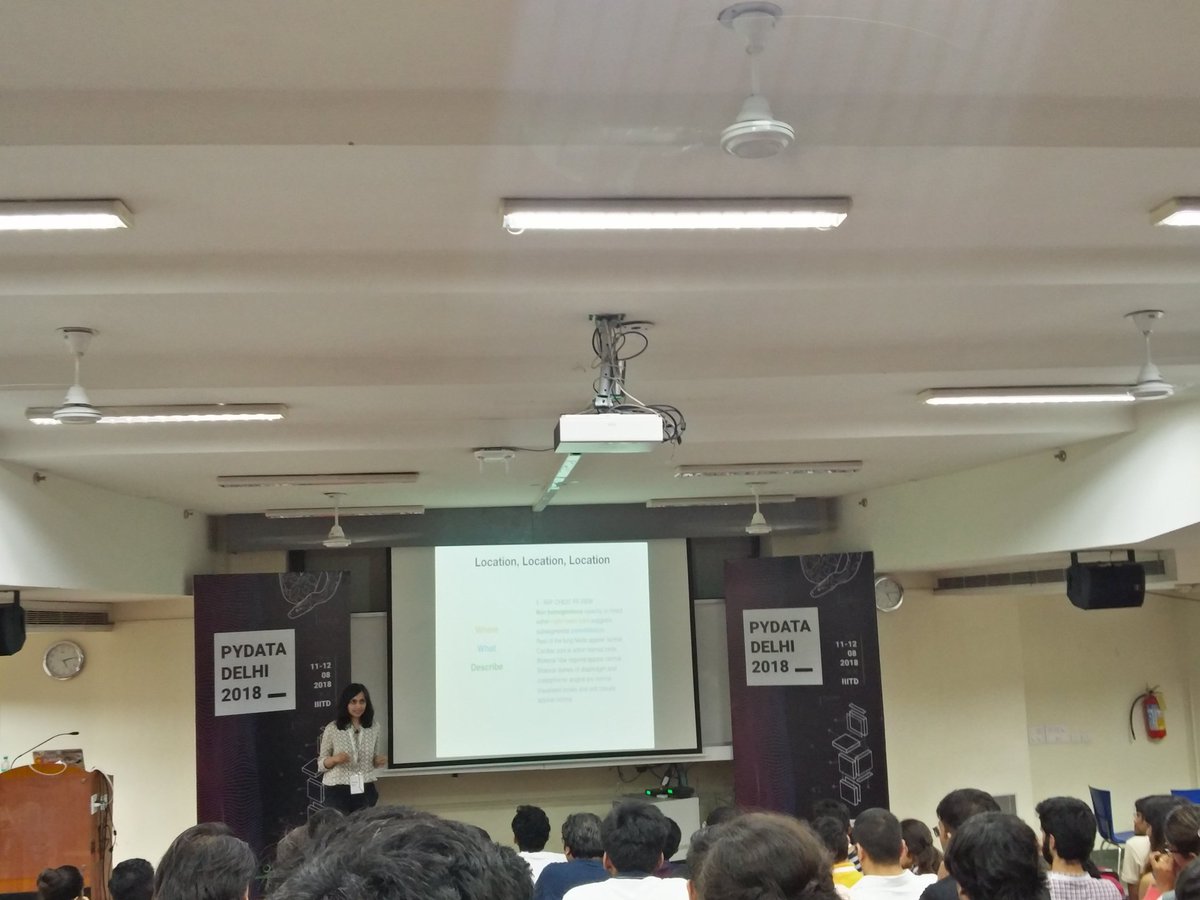 Root3d's tweet image. Close note by @_PoojaRao on application and challenges of AI/Ml using Python in medical field.

@PyDataDelhi @PyData #PyDataDelhi18 #python