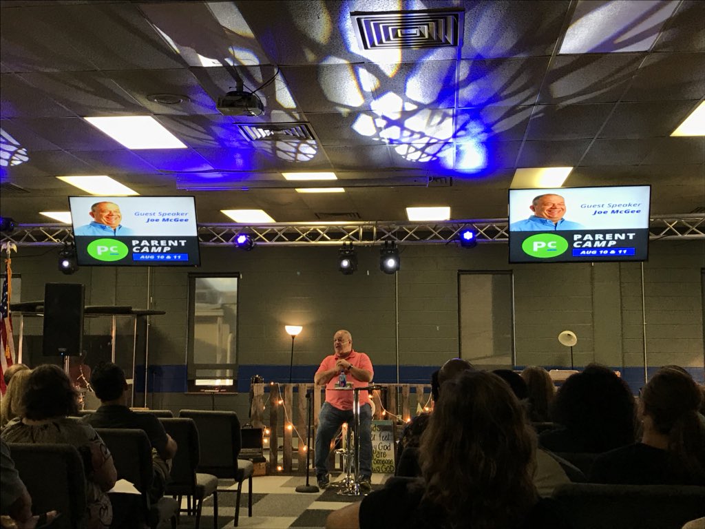cryan2424's tweet image. We enjoyed a great night with @Joe_McGee last night @rttnchurch ! Come join us this morning starting at 9:00am for day 2 of Parent Camp! Coffee is hot and breakfast treats are smelling sweet! #investinyourfamily