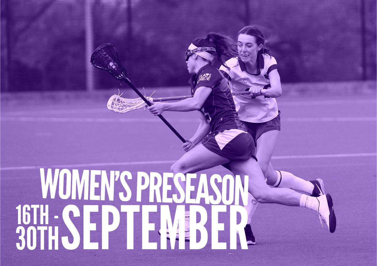 LoughboroughLax's tweet photo. Preseason is fast approaching! Just over a month until we’re back on the pitch!
The guys will be kicking off their preseason with a match against the alumni on the 15th! The girls are (of course) encouraged to come and support and socialise! #lborofamily #backinthebubble https://t.co/Iegbmecu9j