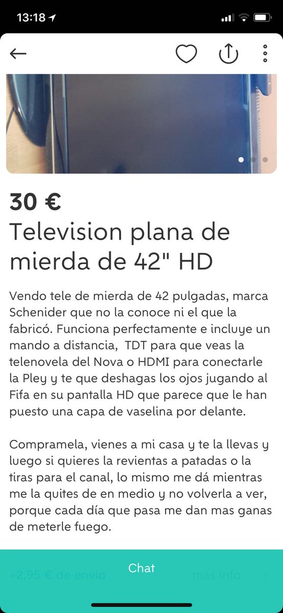 iLeoVlogs's tweet photo. Ojalá toda la publicidad fuera así de sincera https://t.co/njCl3iPVFu