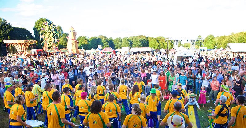 westdeangardens's tweet photo. Join us at the main stage at #ChilliFiesta at 1.45pm to hear the first beats of the day from #Chilli favourites @BigNoiseSamba. https://t.co/YJeuYmSIyi https://t.co/dy1S7bai5G