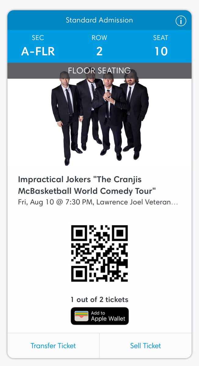 Ash_vsEvilBread's tweet photo. GREAT NIGHT with @thetenderloins @BQQuinn @SalVulcano @Joe_Gatto @jamessmurray ♥️ you guys! Come back to Winston! #ImpracticalJokers @truTVjokers #TheCranjisMcBasketballWorldComedyTour @LJVMColiseum https://t.co/KZeGpywEwp