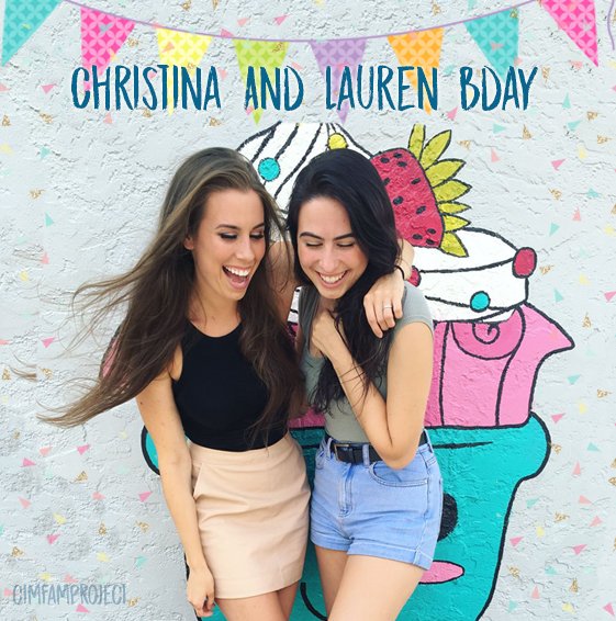 CimfamProject's tweet image. Cimfam, this is our next project!! @ChristinaCIM's and @LaurenCimorelli's birthday is tomorrow so let's show our love to these amazing ladies on this special day!!! ;)
❤️TOMORROW AT 8AM CST DURING THE WHOLE DAY
💛RT/REPOST TO SPREAD THE WORD
💙Use this: #ChristinaAndLaurenBday