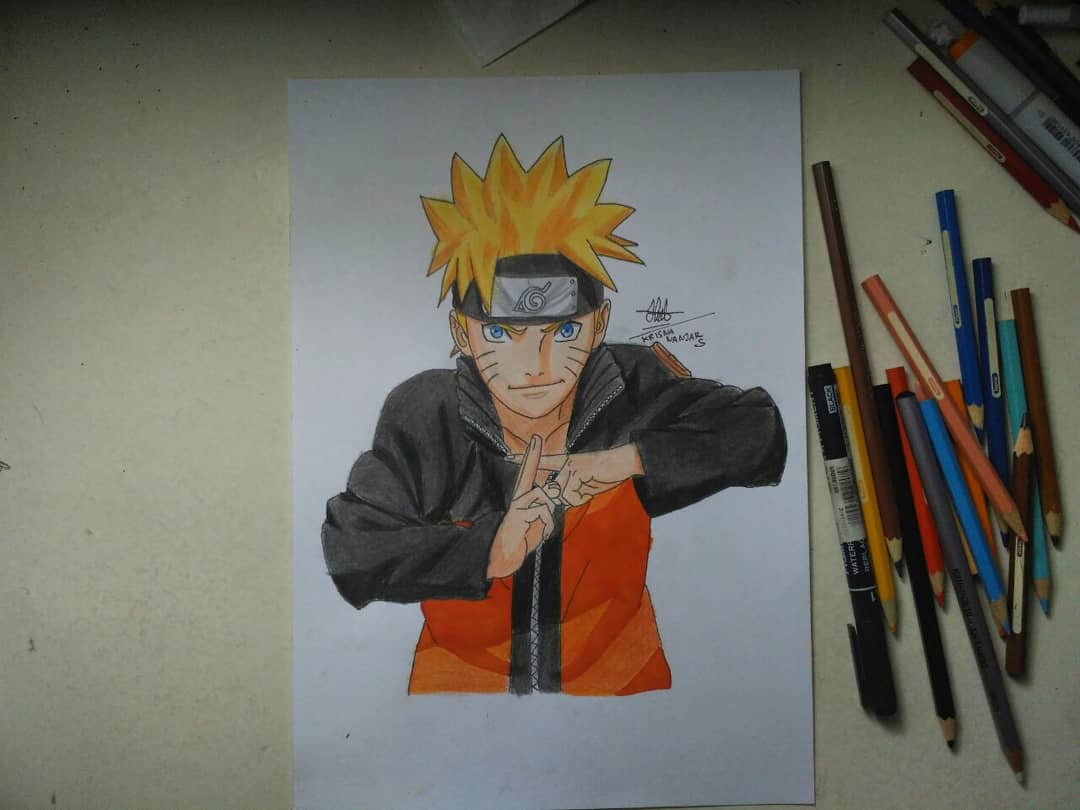 Naruto realista - Speed drawing