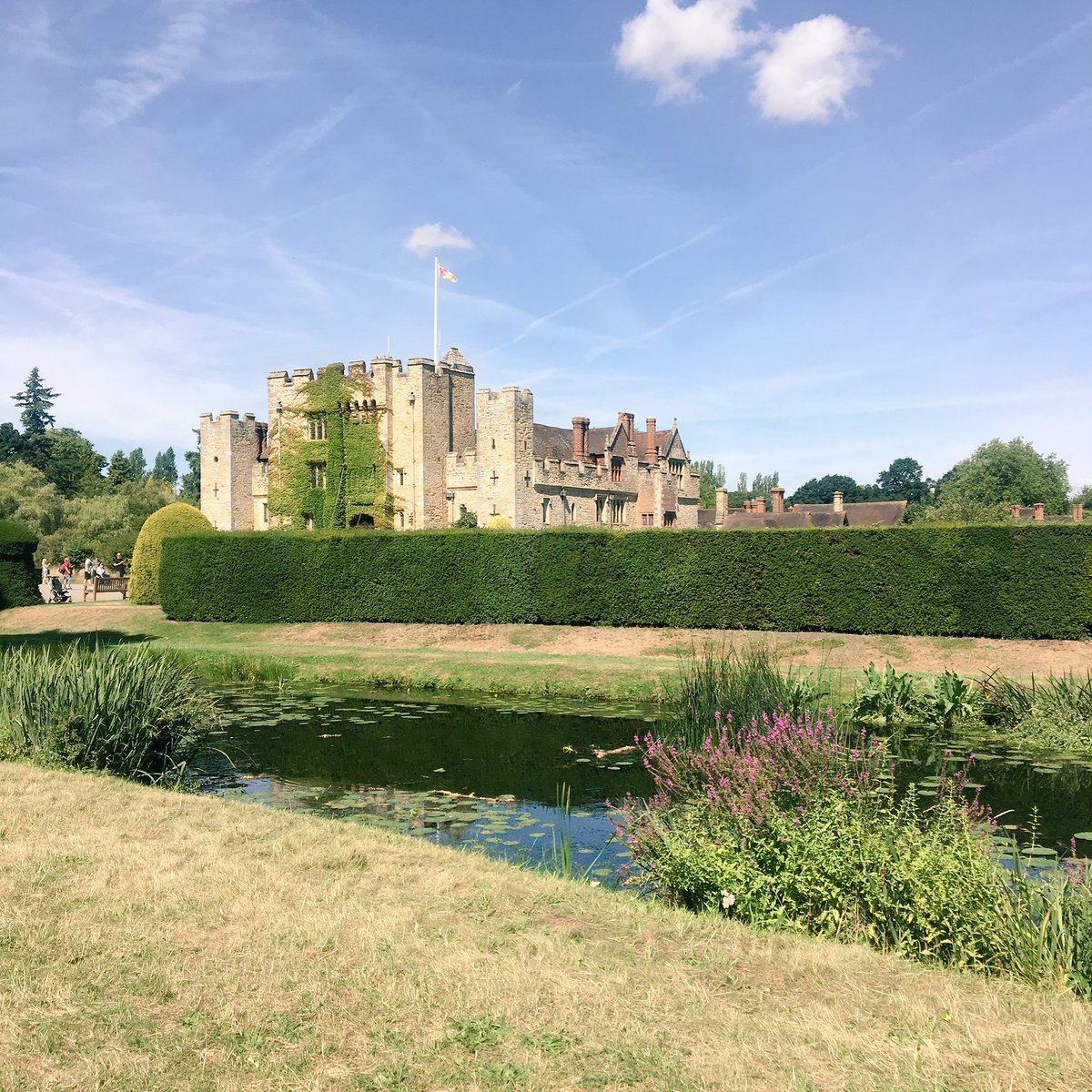 How stunning is <a href="/hevercastle/">Hever Castle</a> - such a fun day out for the kids discovering our history and watching jousting later #summerfun