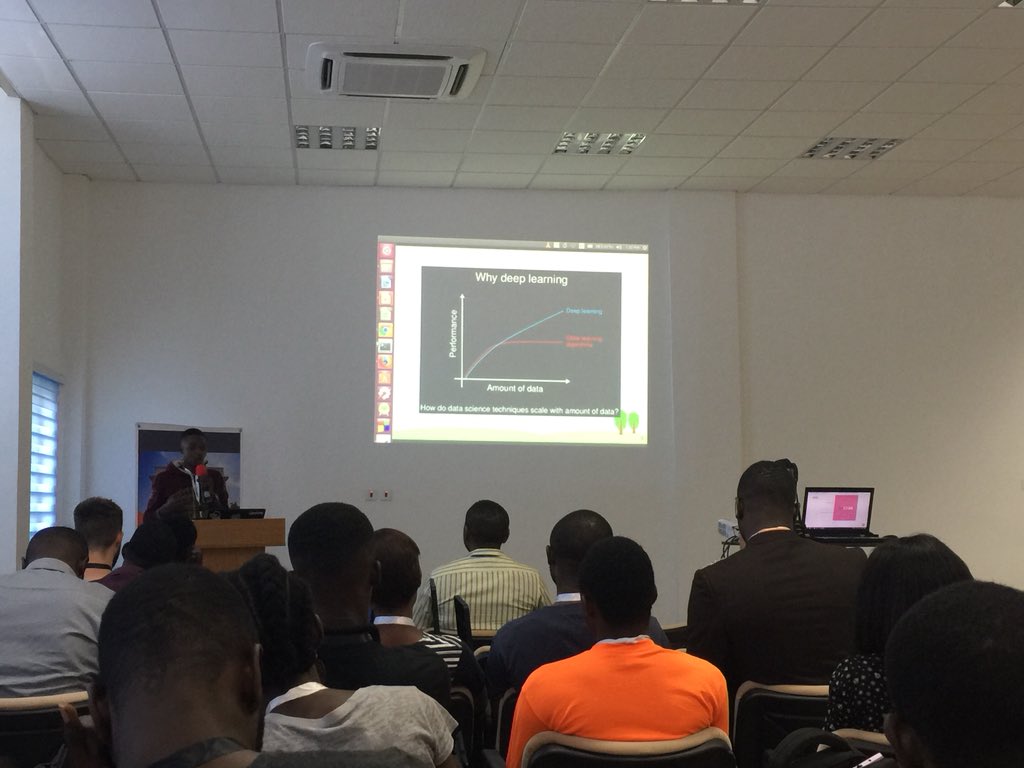 afi_maame's tweet image. Computers learning from previous data without being exclusively programmed. {Deep Learning for Computer Vision } - Daniel Ajisafe 
#pyconghana 
#PyConGH