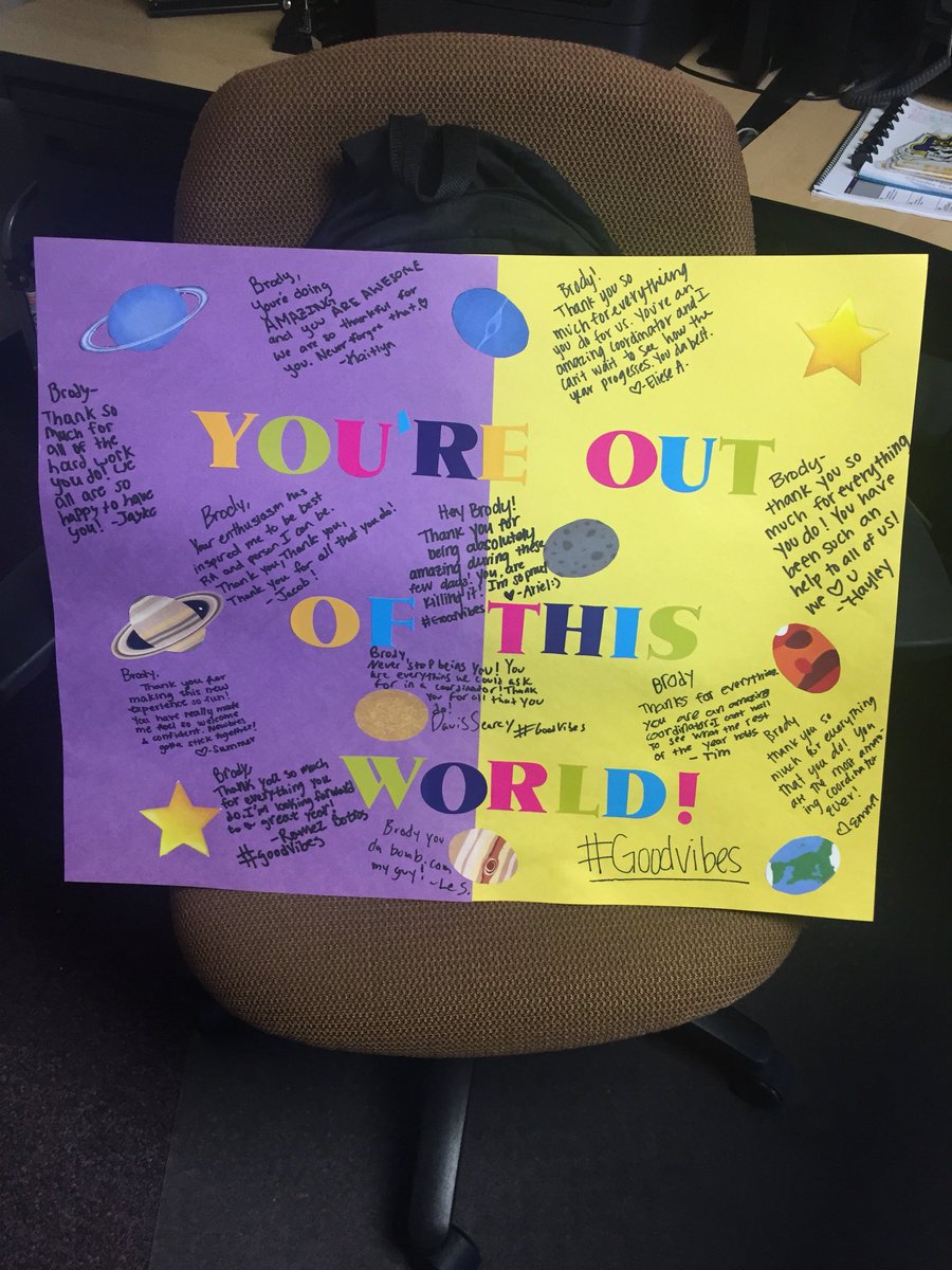 brody_glidden's tweet photo. the weeks of RA Training are long, draining &amp; sometimes overwhelming. But, with a staff like the #LegaFam and their surprises, it makes everything so much easier and worth it! 🚀🌎
#ECUraTraining #GoodVibes https://t.co/rdwtkIPn1y