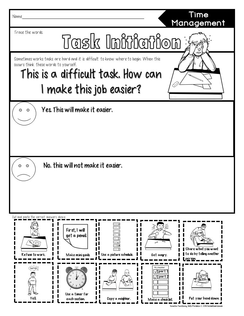 AutismClassroom's tweet photo. Executive functioning skills are skills that help us to organize, manage time and plan out how we will get things done.  If adults need help with that sometimes, be understanding when kids need help as well. #edu #education  #parentsasteachers #autism #executivefunctioning https://t.co/I8b5wp9aF8