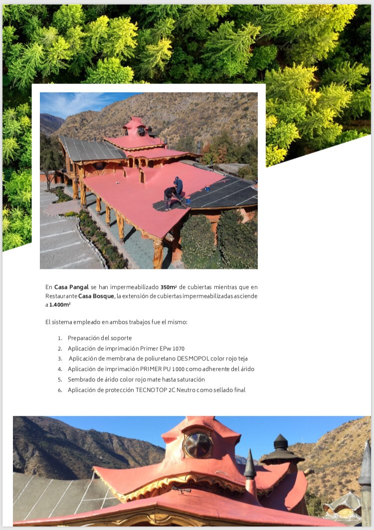 LaCasaBosque's tweet photo. Nuestra casa y su nuevo look apareció en una revista llamada #TECNOMAGAZINE de Barcelona, el proceso ha llevado a tener una mejor impermeabilidad y así cuidamos la bella arquitectura que hace felices a miles, te esperamos todos los días desde las 12:30 hrs. #CajónDelMaipo #Chile https://t.co/U6EzYcg9jp