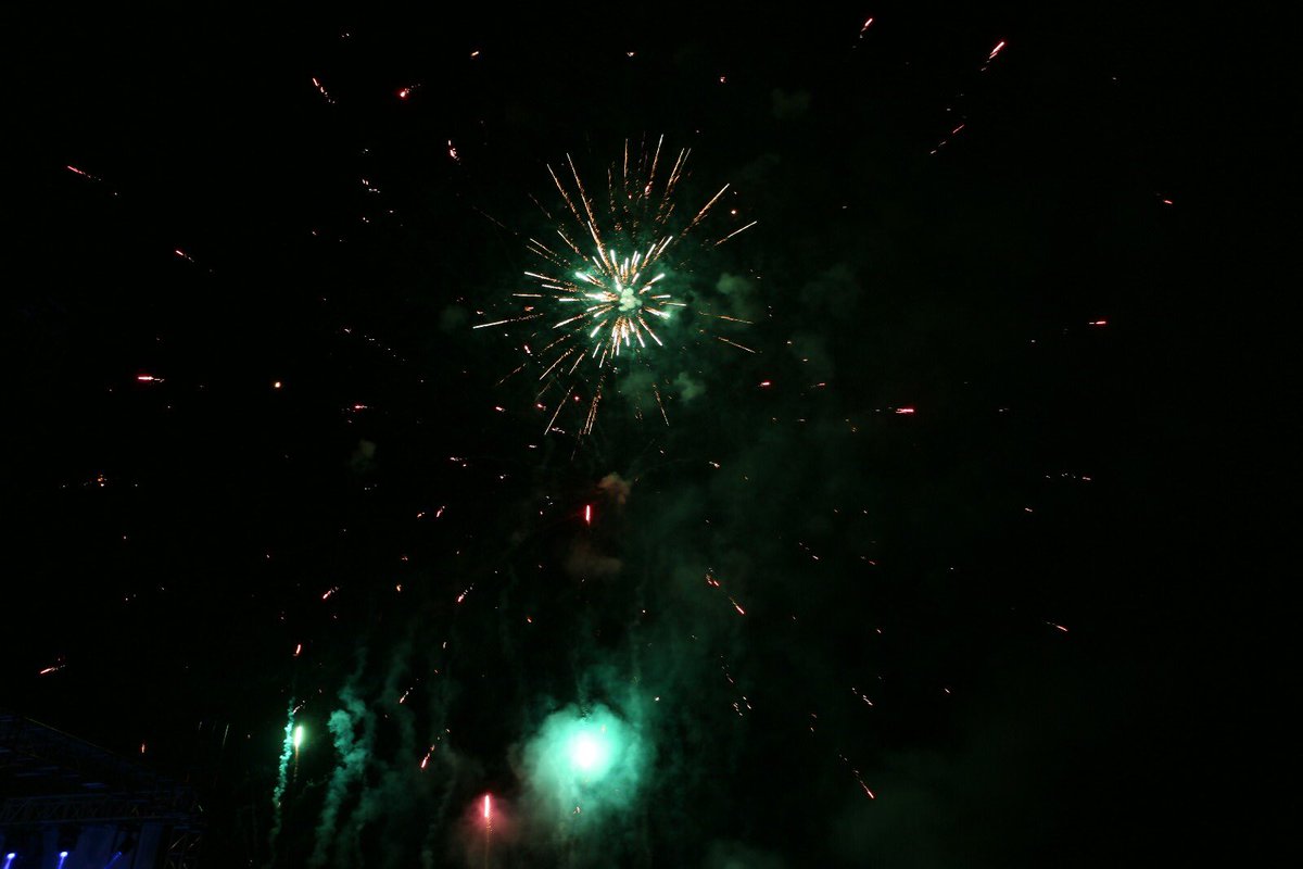 Kolpa konserinden geriye kalanlar.  #ÇermikFestivalindeyiz