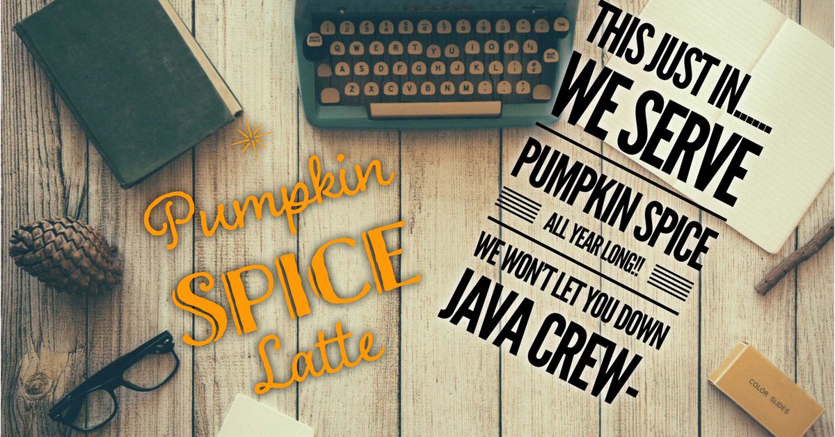 anitafewdrinks's tweet image. PSL is served all year at Javalinas
Why? Because we care all 365 days...  #coffeemakesmepoop