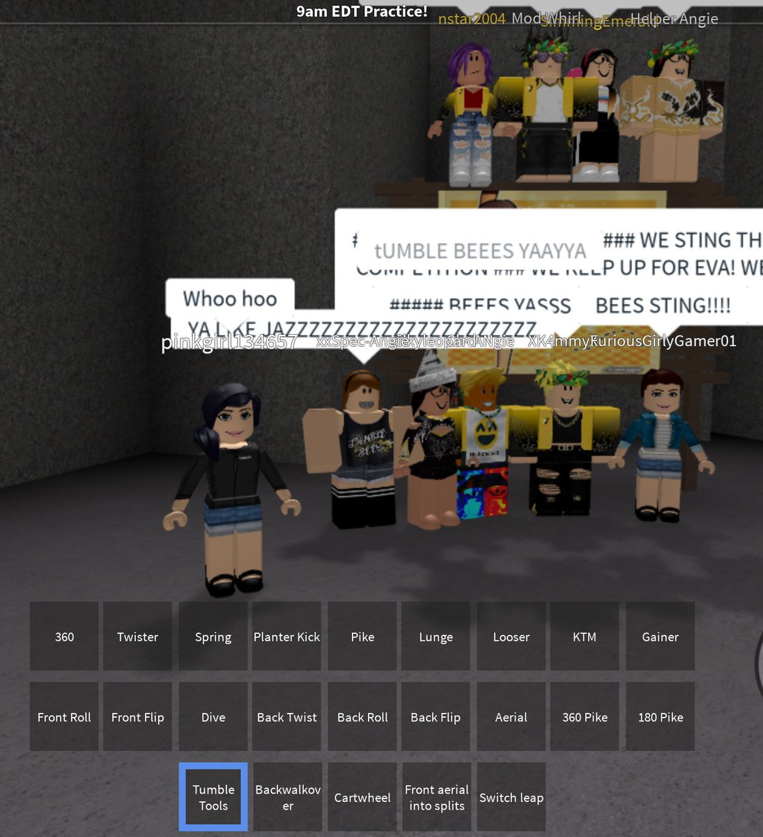 bal_onyx's tweet photo. #TumbleBees @RobloxGymnastic @AileenSherbet
If This Isnβt Team Spirit, IDK What Is
#OGCAugust https://t.co/pS6uSWvYD2