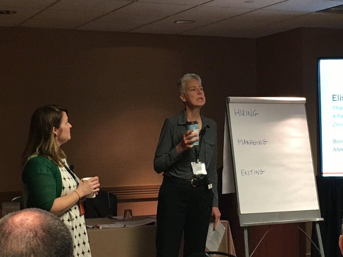 RThienprayoon's tweet photo. Coffee talk about hiring, managing, exiting roles in #pedpc at #pedpc18 or #pedpc2018 with @sfriebert and @LindsayRagsdale! https://t.co/XDk9TAxPVf