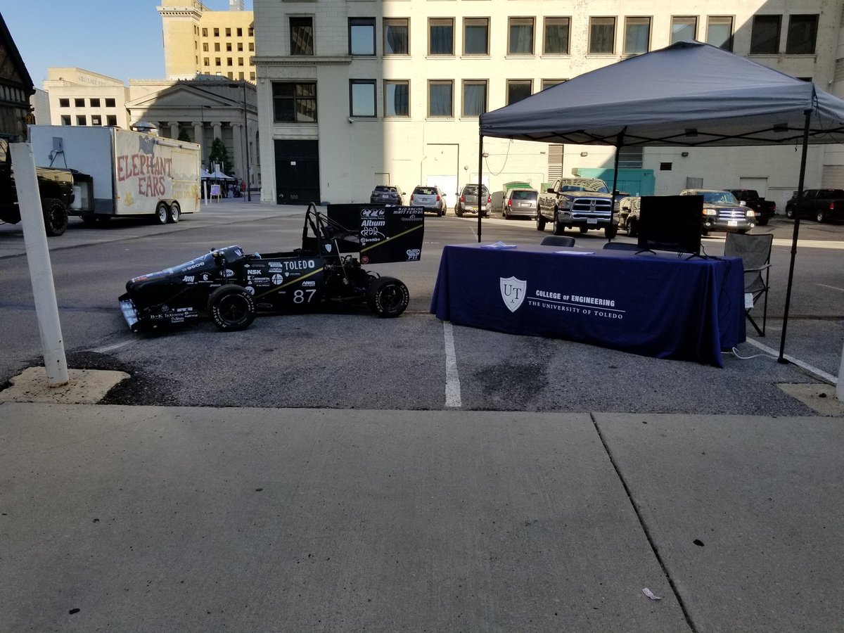 Come visit us at the #toledojeepfest in Downtown Toledo on the corner of Madison and N. St Clair.

<a href="/UToledo/">The University of Toledo</a> <a href="/UToledoCoE/">UToledo Engineering</a> <a href="/UTPresident/">James Holloway</a>