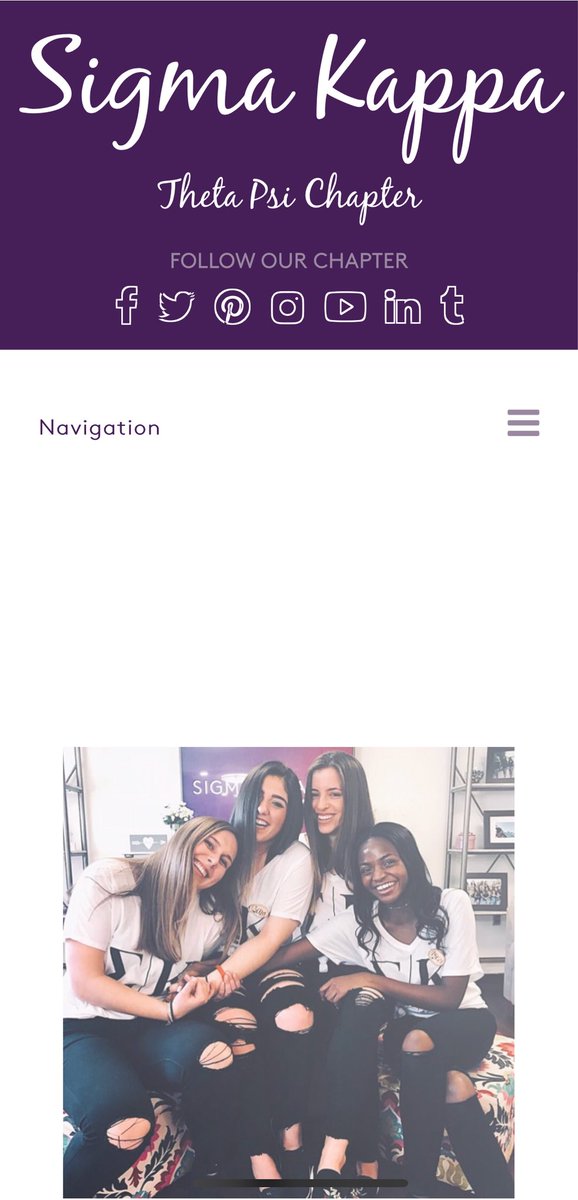 SigmaKappaPSU's tweet photo. Make sure to check out our chapter website! https://t.co/eAnLwCHzNm 💜 #SigmaKappa #DoveLove https://t.co/GAuZdesYzz