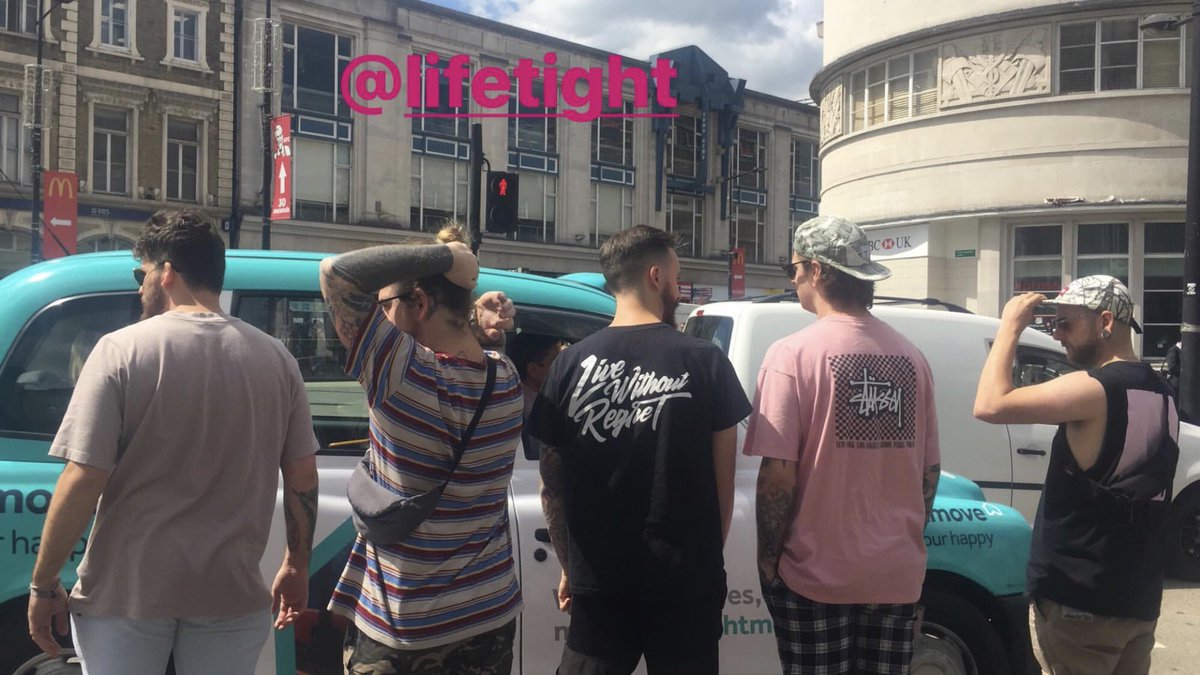 We’re not on tour, but here’s a photo of us on tour so that you currently think that we are on tour. TOUR.