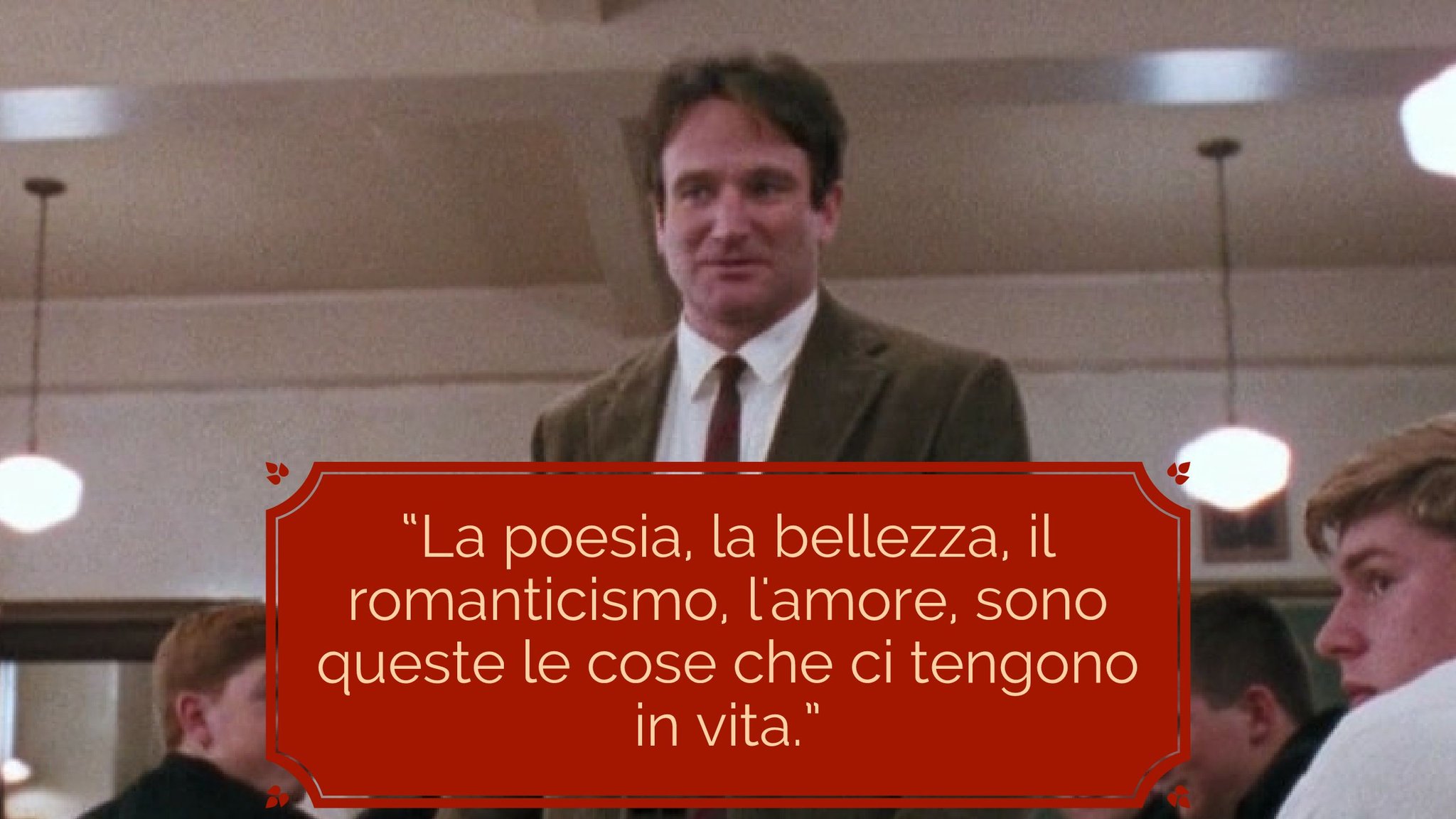 Marco Marangio Twitterren La Poesia La Bellezza Il Romanticismo L Amore Sono Queste Le Cose Che Ci Tengono In Vita Grazie Per Sempre Robinwilliams T Co Cohdia1dxg
