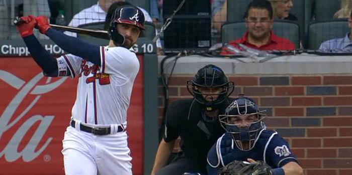 Rdyplus's tweet photo. Ender Inciarte se convierte e grua para guiar a los Bravos de Atlanta -  https://t.co/TZaedZ2rT3 https://t.co/XENjOqmOWx