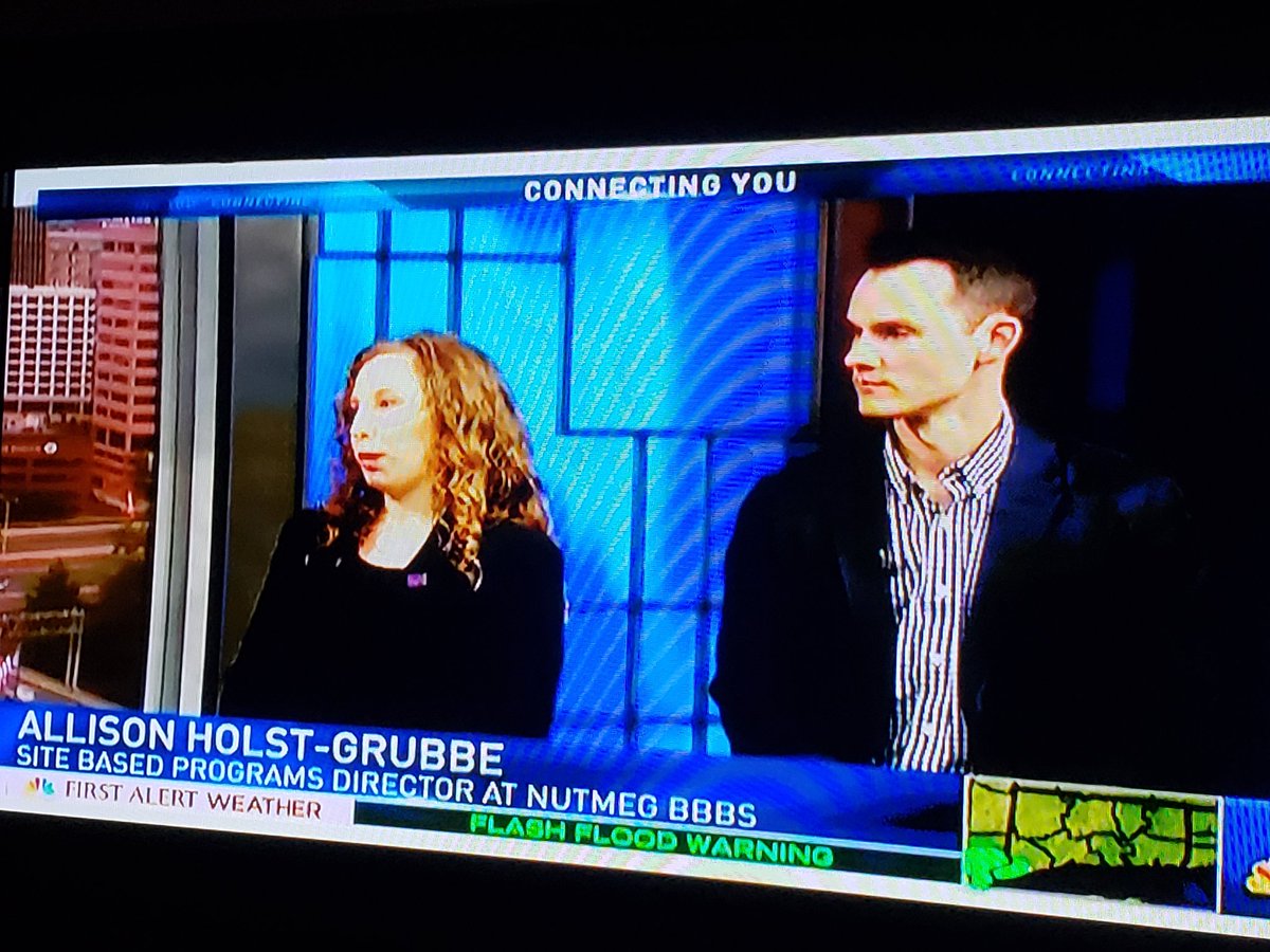 BigsofCT's tweet photo. Right now on @NBCConnecticut 

#nbbbs #CTmentoring #mentoringworks https://t.co/vne2TIy4Ae