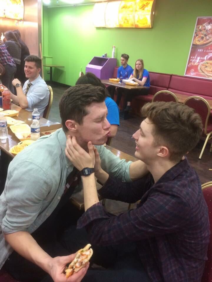@18CJH_ &amp; <a href="/dansmithy93/">Dan Smith</a> when they find out they are both playing together and it’s not chess! #GimpSquad #Reunion #Cooks